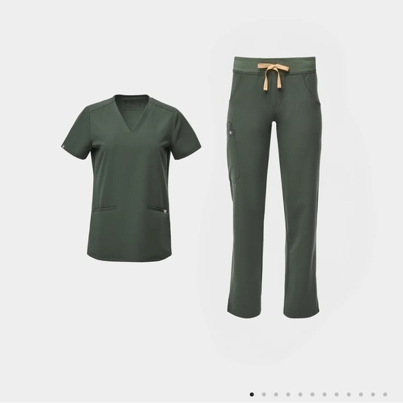 Figs Pants - Figs Moss THE CARGO SET